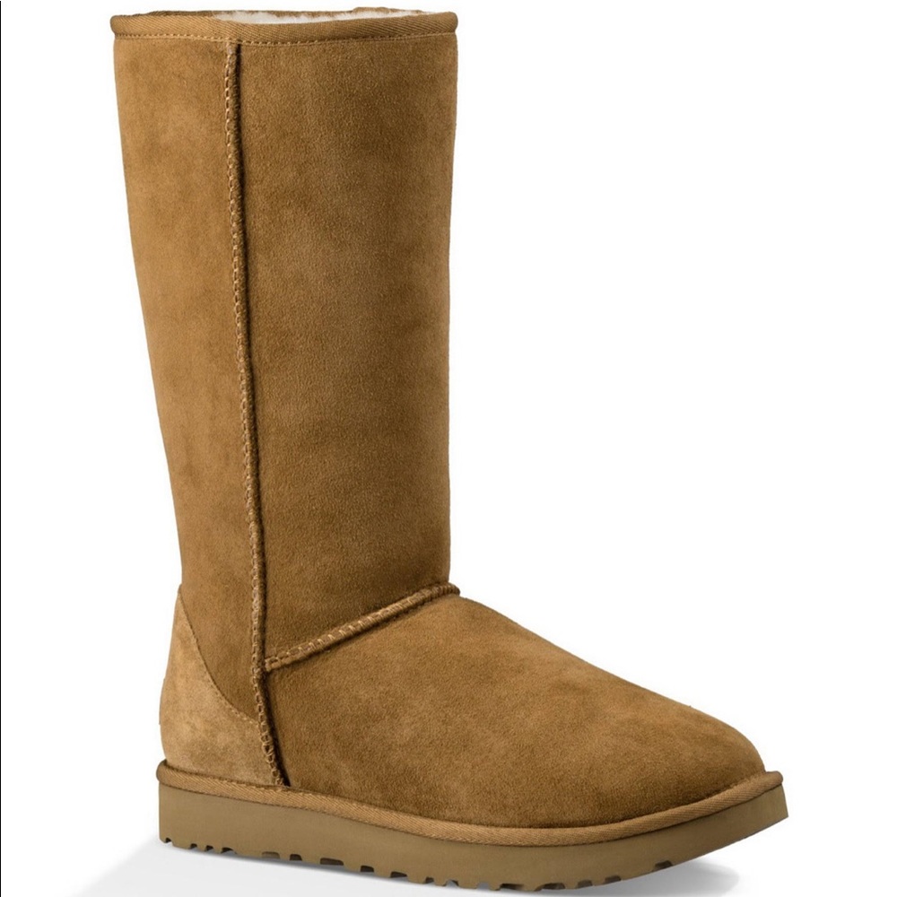 UGG Classic Tall Chestnut Boots - Size 7